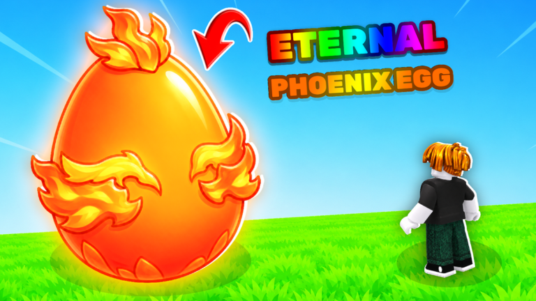 Official Steal An Egg promotional image labeled ETERNAL PHOENIX EGG
